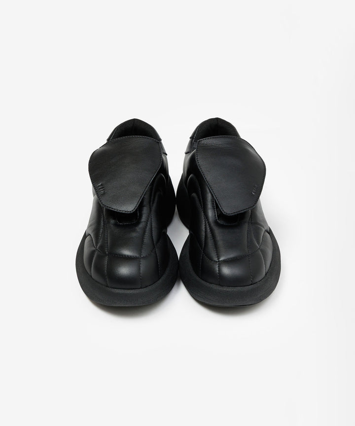 VEIN ヴェインのCOW LEATHER PUFFER CLEAT TRAINER - BLACKの公式通販サイトsession福岡セレクトショップ