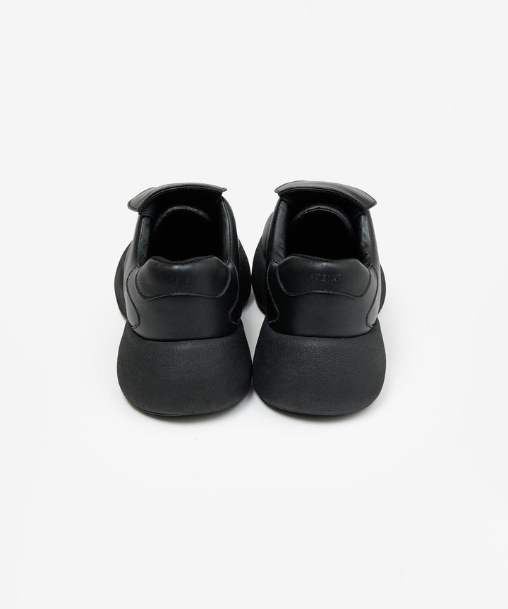 VEIN ヴェインのCOW LEATHER PUFFER CLEAT TRAINER - BLACKの公式通販サイトsession福岡セレクトショップ