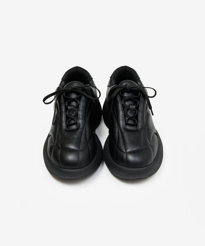 VEIN ヴェインのCOW LEATHER PUFFER CLEAT TRAINER - BLACKの公式通販サイトsession福岡セレクトショップ