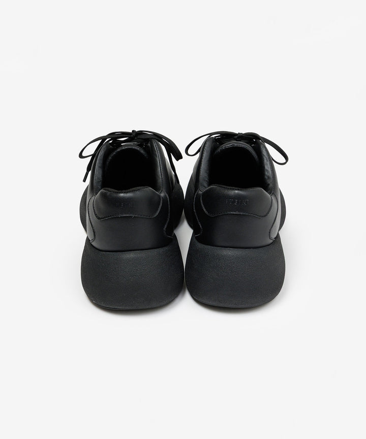 VEIN ヴェインのCOW LEATHER PUFFER CLEAT TRAINER - BLACKの公式通販サイトsession福岡セレクトショップ