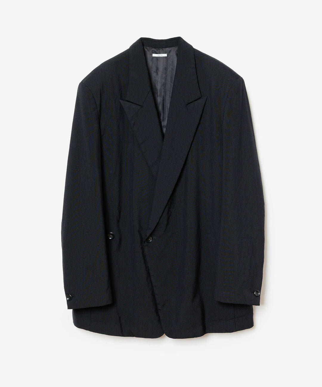 VEIN ヴェインのSHRINK WO CLOTH OVER JACKET - BLACKの公式通販サイトsession福岡セレクトショップ
