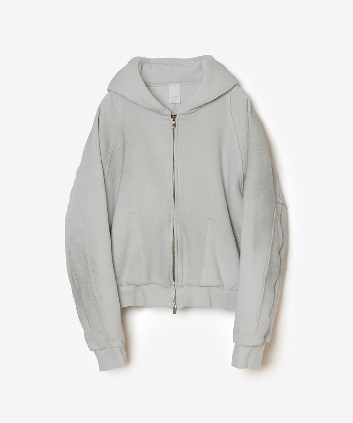 VEIN ヴェインのBRUSHED TERRY ZIP-UP HOODIE - OFF WHITEの公式通販サイトsession福岡セレクトショップ
