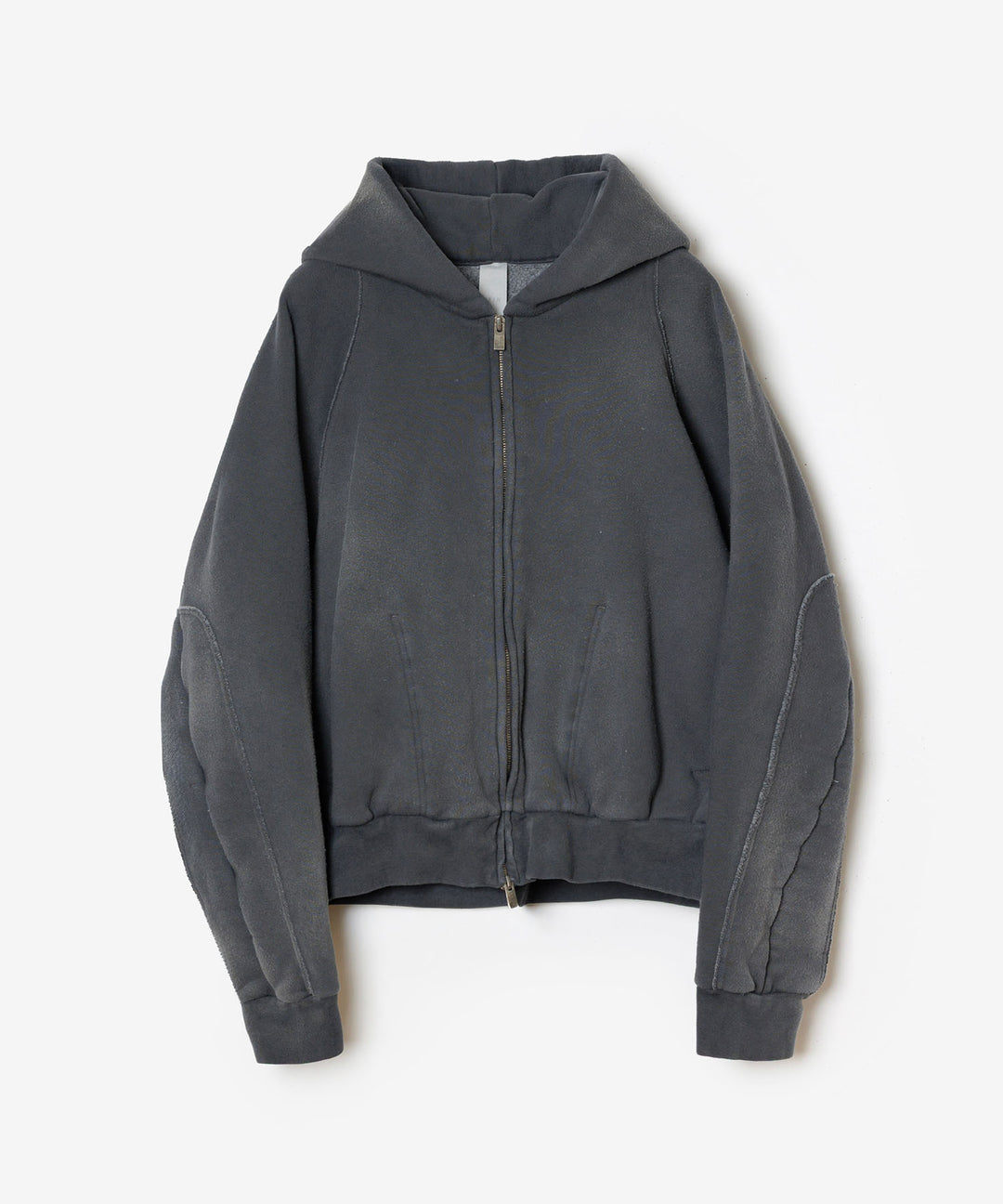 VEIN ヴェインのBRUSHED TERRY ZIP-UP HOODIE - KHAKI GRAYの公式通販サイトsession福岡セレクトショップ