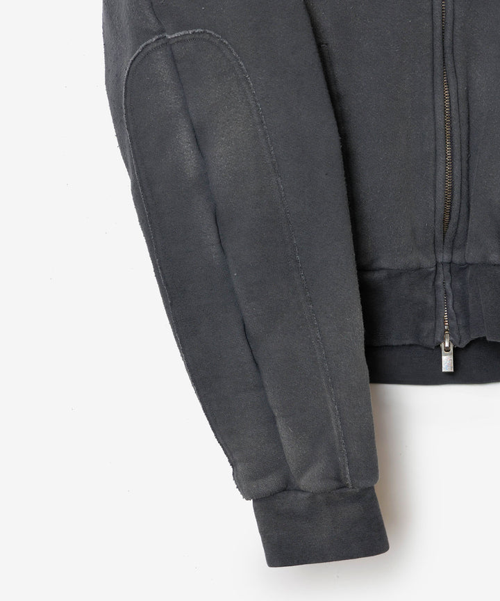 VEIN ヴェインのBRUSHED TERRY ZIP-UP HOODIE - KHAKI GRAYの公式通販サイトsession福岡セレクトショップ