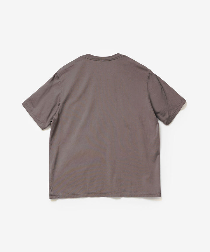 VEIN ヴェインの100/3 SUEDE JERSEY PIERCED S/S TEE - L.BROWNの公式通販サイトsession福岡セレクトショップ