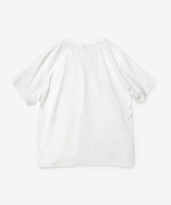 VEIN ヴェインの100/3 SUEDE JERSEY PIERCED S/S TEE - WHITEの公式通販サイトsession福岡セレクトショップ