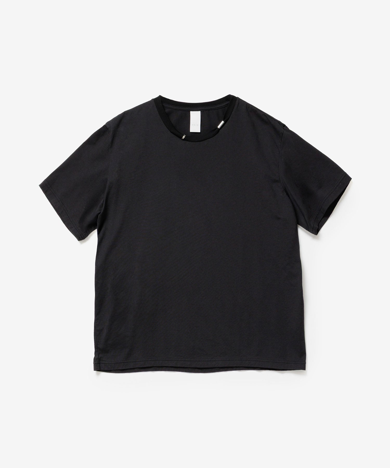 VEIN 】100/3 SUEDE JERSEY PIERCED S/S TEE - BLACK | 公式通販サイト