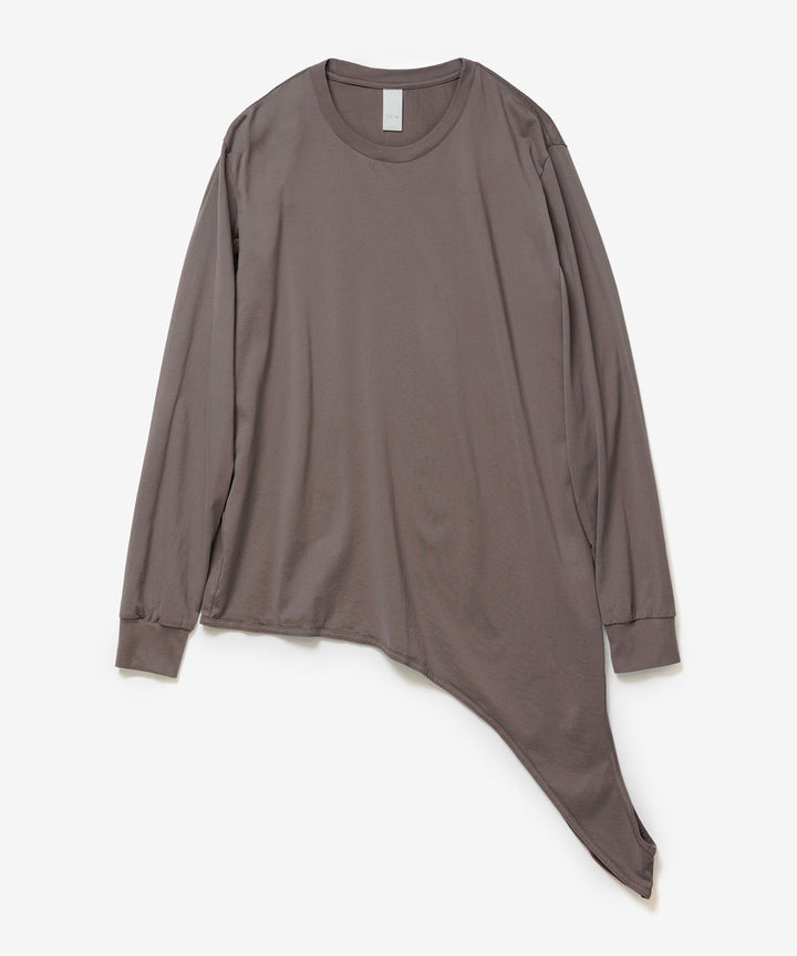 VEIN ヴェインの100/3 SUEDE JERSEY LAYERED L/S TEE - L.BROWNの公式通販サイトsession福岡セレクトショップ