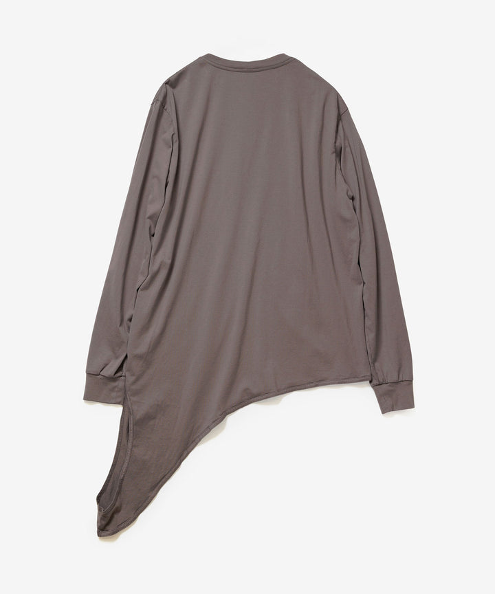 VEIN ヴェインの100/3 SUEDE JERSEY LAYERED L/S TEE - L.BROWNの公式通販サイトsession福岡セレクトショップ
