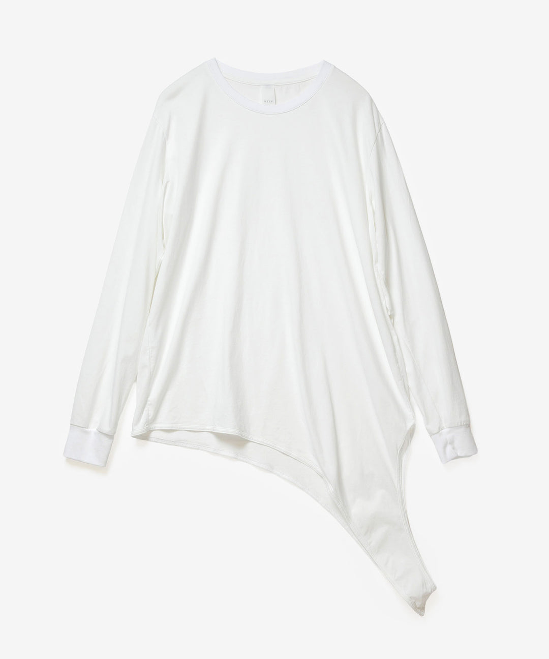 VEIN ヴェインの100/3 SUEDE JERSEY LAYERED L/S TEE - WHITEの公式通販サイトsession福岡セレクトショップ