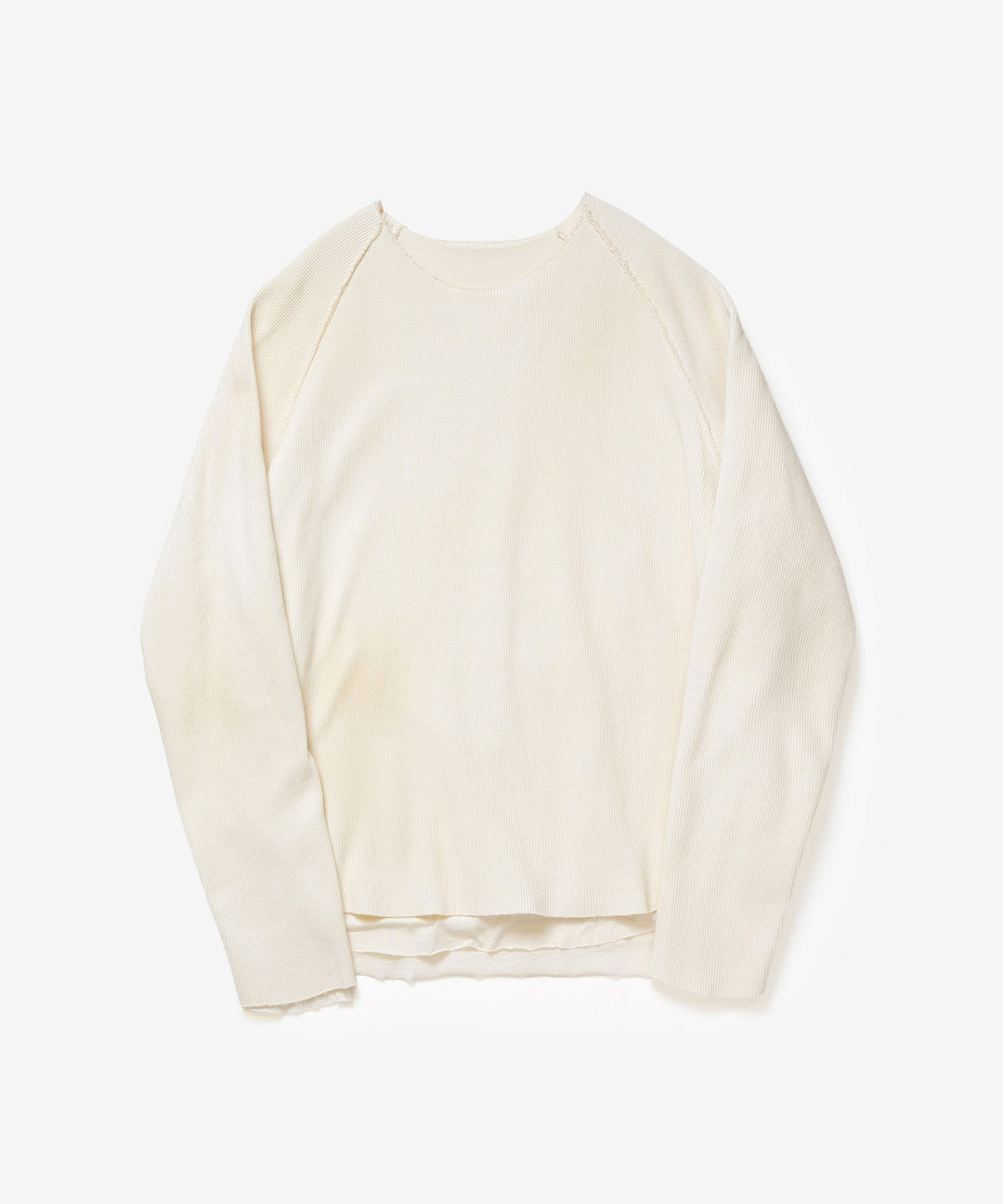 VEIN ヴェインのHIGH GAUGE WAFFLE LAYERED L/S TEE - OFF WHITEの公式通販サイトsession福岡セレクトショップ