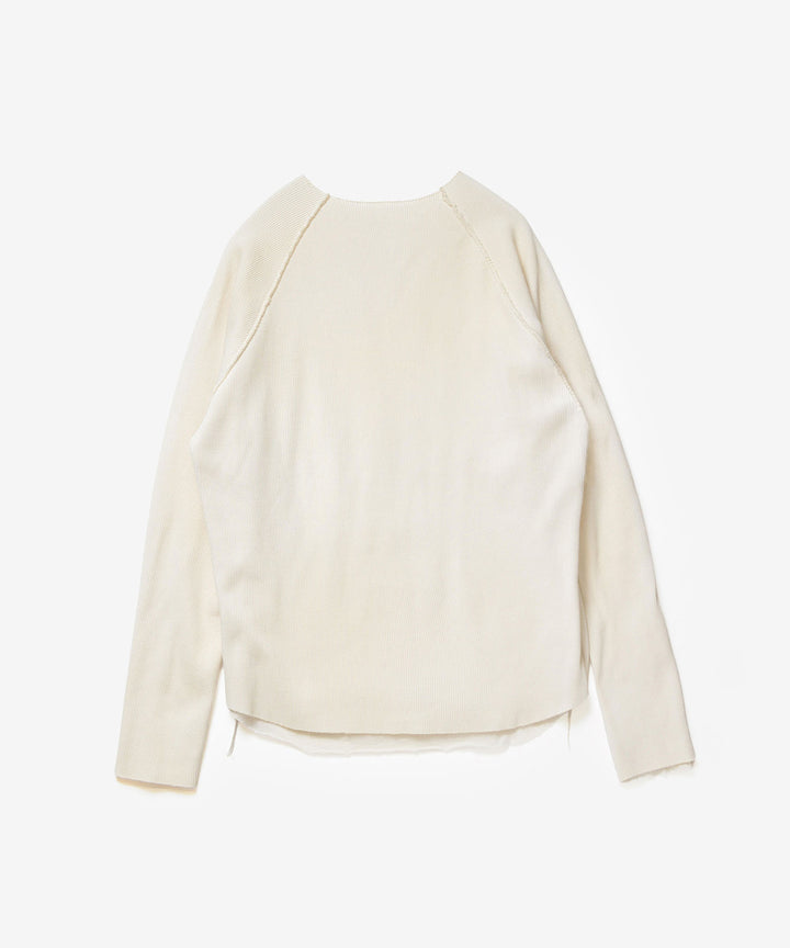 VEIN ヴェインのHIGH GAUGE WAFFLE LAYERED L/S TEE - OFF WHITEの公式通販サイトsession福岡セレクトショップ
