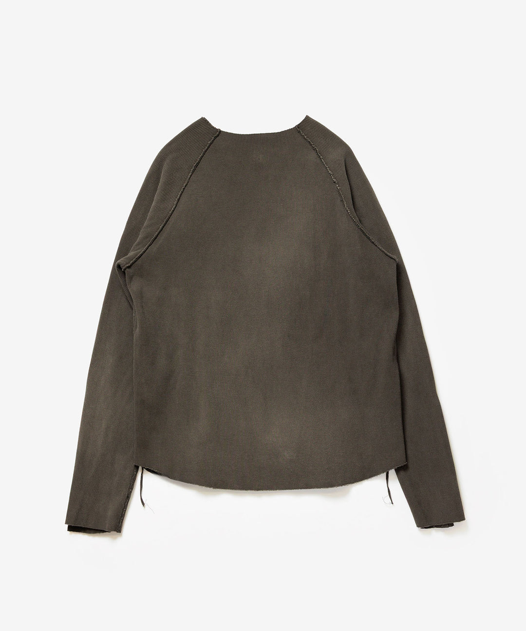 VEIN ヴェインのHIGH GAUGE WAFFLE LAYERED L/S TEE - KHAKI GRAYの公式通販サイトsession福岡セレクトショップ