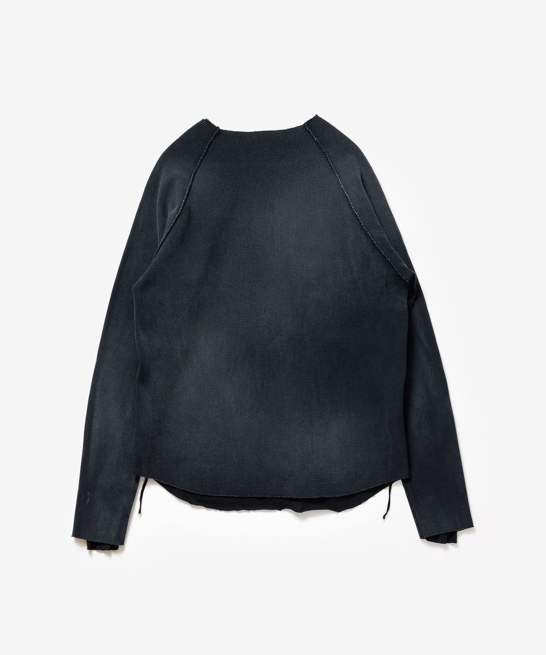 VEIN ヴェインのHIGH GAUGE WAFFLE LAYERED L/S TEE - BLACKの公式通販サイトsession福岡セレクトショップ