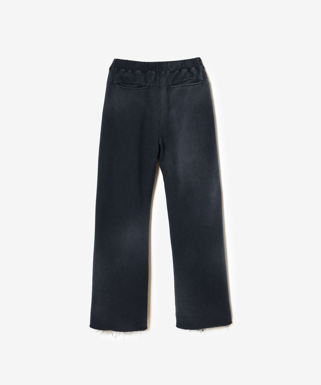 VEIN ヴェインのBRUSHED TERRY CUTOFF BAGGY TROUSERS - BLACKの公式通販サイトsession福岡セレクトショップ