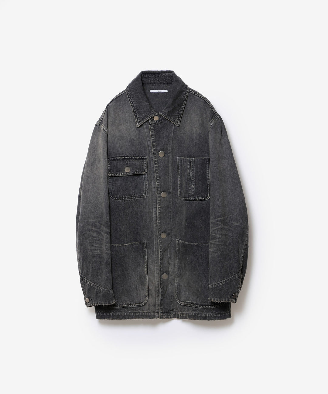 VEIN ヴェインの11OZ DENIM COVERALL JKT - BLACKの公式通販サイトsession福岡セレクトショップ