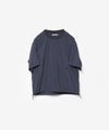 【 VEIN 】PIGMENT DYED NY RIP S/S PULLOVER - D.NAVY