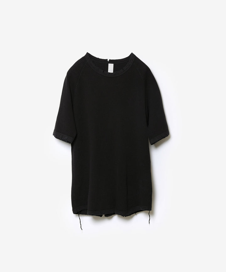 VEIN ヴェインの30//2 WAFFLE RAGLAN S/S TEE - BLACKの公式通販サイトsession福岡セレクトショップ