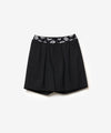 【 VEIN 】3/60 HIGH TWIST WOOL TRO EASY SHORTS - BLACK