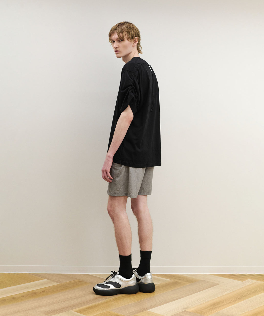 VEIN ヴェインの100/3 SUEDE JERSEY VESSEL S/S TEE - BLACKの公式通販サイトsession福岡セレクトショップ
