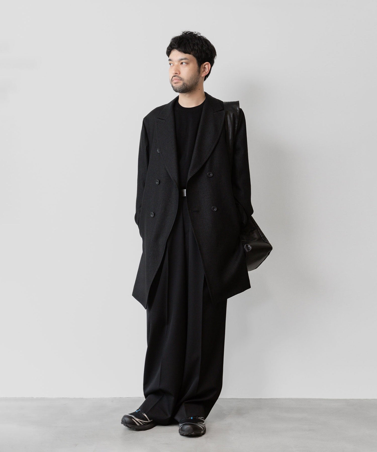 ssstein(シュタイン)の24AWコレクション WOOL SILK KNIT CREW NECK LS - BLACK 公式通販サイトsession福岡セレクトショップ