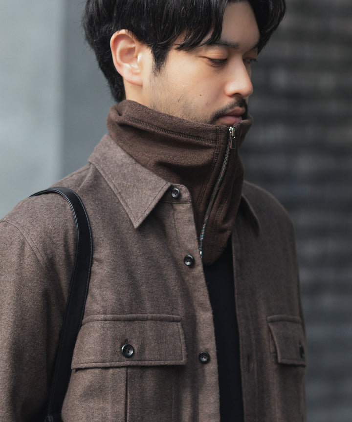 【 ATTACHMENT / EXCLUSIVE ITEM 】POLARTECフリース ネックウォーマー - D.BROWN
