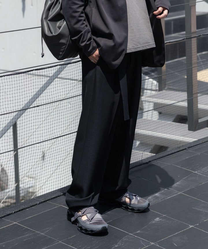 ATTACHMENT / EXCLUSIVE ITEMアタッチメントのPE LIGHT TROPICAL EASY TROUSERS - BLACKの公式通販サイトsession福岡セレクトショップ