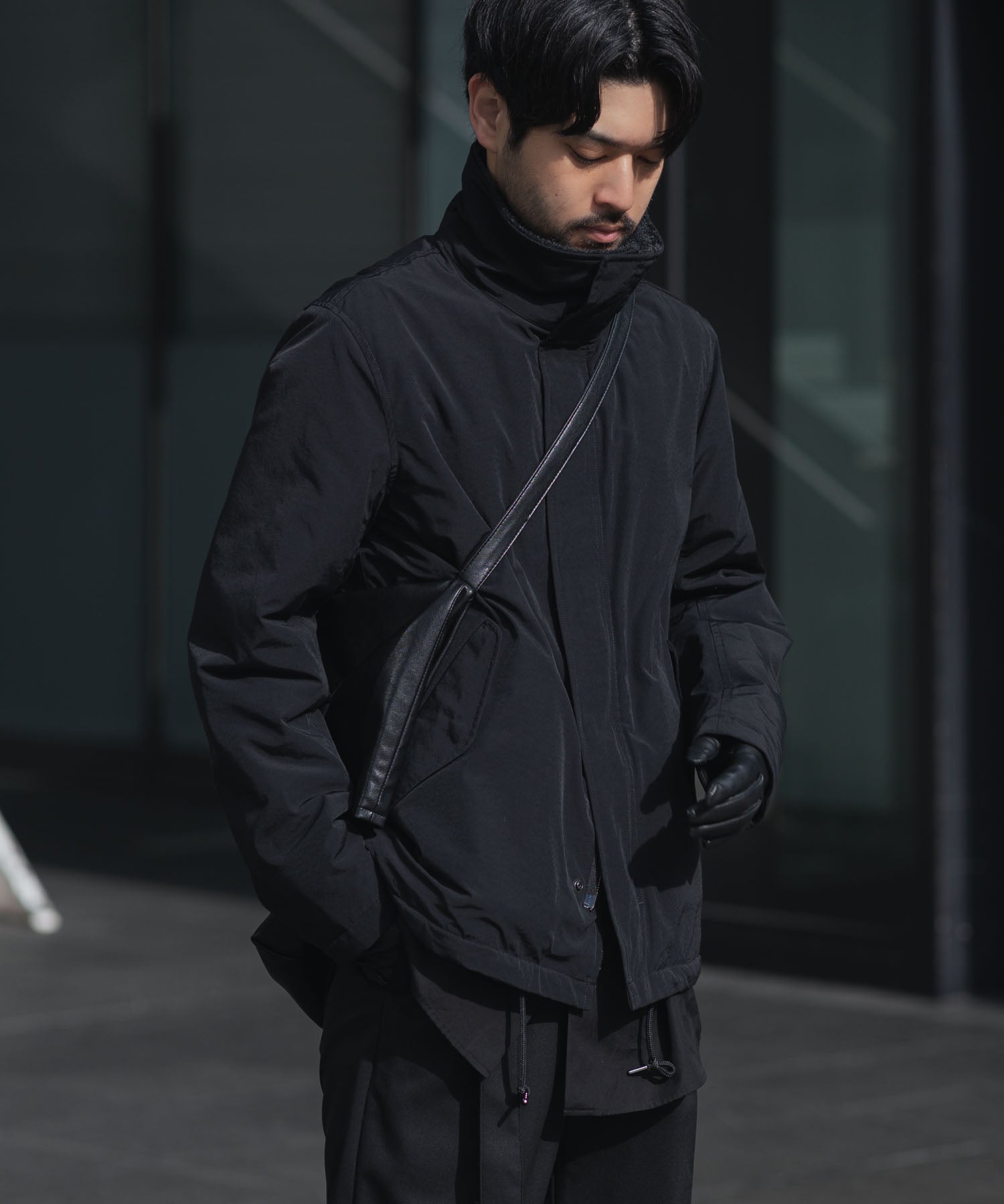 ATTACHMENT アタッチメントのCO/NY WEATHER CLOTH UTILITY JACKET - BLACKの公式通販サイトsession福岡セレクトショップ