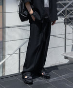 画像をギャラリービューアに読み込む, ATTACHMENT / EXCLUSIVE ITEMアタッチメントのPE LIGHT TROPICAL EASY TROUSERS - BLACKの公式通販サイトsession福岡セレクトショップ
