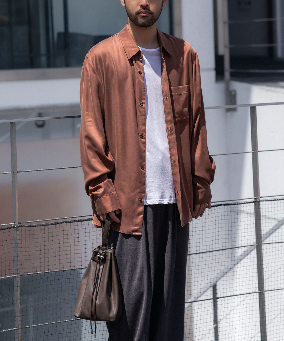 ATTACHMENT アタッチメントの100/3 HIGH TWIST JERSEY SLIM FIT S/S TEE - WHITEの公式通販サイトsession福岡セレクトショップ