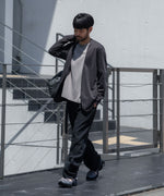 画像をギャラリービューアに読み込む, ATTACHMENT アタッチメントのCOTTON DOUBLE FACE COLLARLESS CARDIGAN - D.GRAYの公式通販サイトsession福岡セレクトショップ
