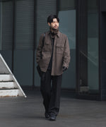 画像をギャラリービューアに読み込む, 【 ATTACHMENT 】RY/CO/SI FLANNEL PADDING L/S SHIRT - D.GRAY
