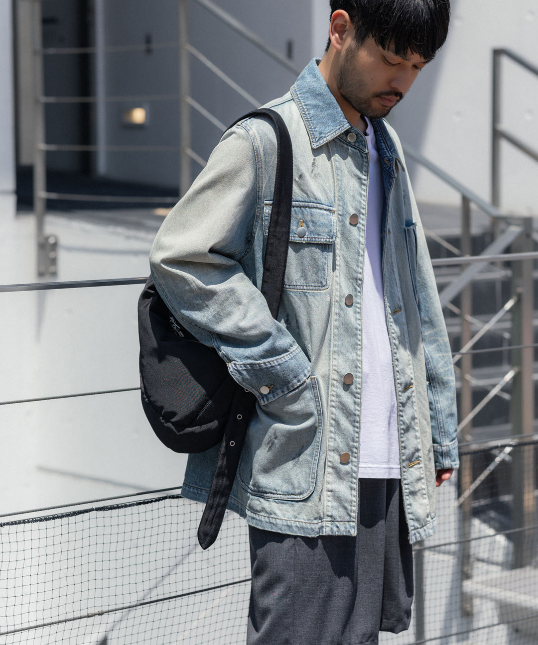 VEIN ヴェインの11OZ DENIM COVERALL JKT - L.NAVYの公式通販サイトsession福岡セレクトショップ