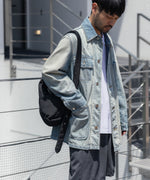 画像をギャラリービューアに読み込む, VEIN ヴェインの11OZ DENIM COVERALL JKT - L.NAVYの公式通販サイトsession福岡セレクトショップ
