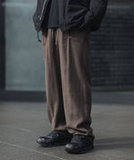 画像をギャラリービューアに読み込む, ATTACHMENT アタッチメントのRY/CO/SI FLANNEL 1TUCK EASY TROUSERS - D.GRAYの公式通販サイトsession福岡セレクトショップ

