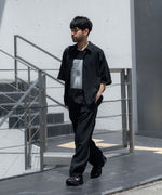 画像をギャラリービューアに読み込む, ATTACHMENT / EXCLUSIVE ITEMアタッチメントのPE LIGHT TROPICAL EASY TROUSERS - BLACKの公式通販サイトsession福岡セレクトショップ
