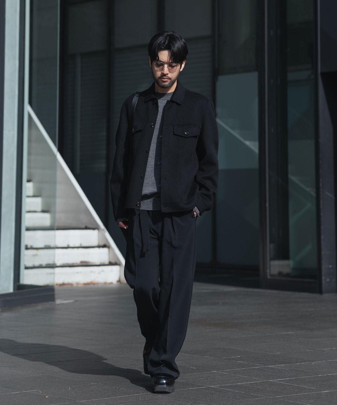 ATTACHMENT アタッチメントのWO/CA DOUBLE FACE BEAVER TRACKER JACKET - BLACKの公式通販サイトsession福岡セレクトショップ