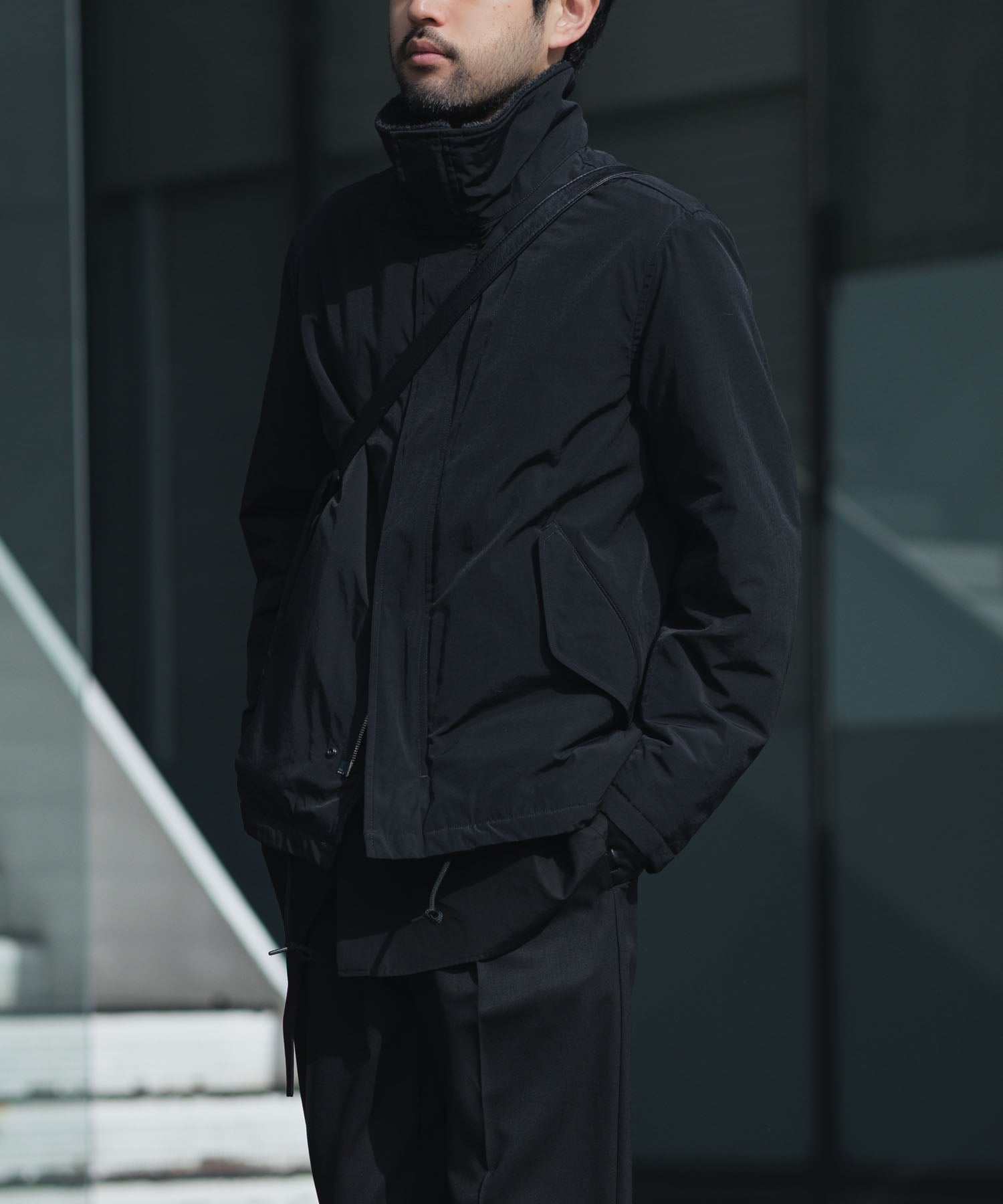 ATTACHMENT アタッチメントのCO/NY WEATHER CLOTH UTILITY JACKET - BLACKの公式通販サイトsession福岡セレクトショップ
