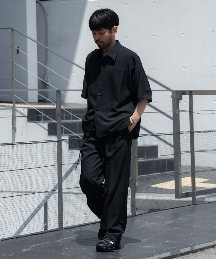 ATTACHMENT / EXCLUSIVE ITEMアタッチメントのPE LIGHT TROPICAL EASY TROUSERS - BLACKの公式通販サイトsession福岡セレクトショップ