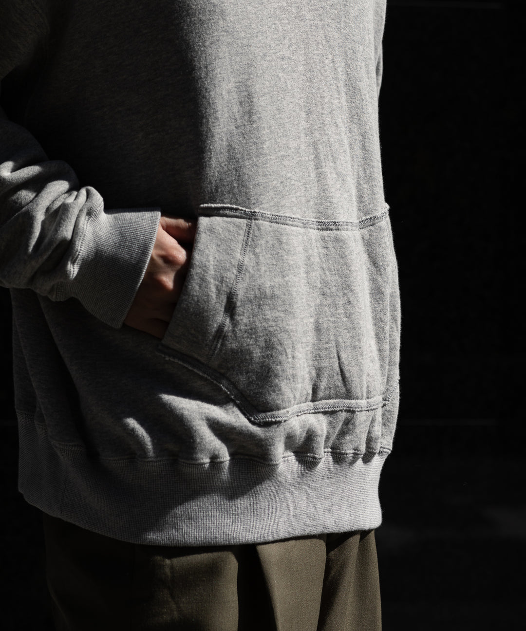 【INTÉRIM】HYPER BIG LOOP WHEEL SIDE SEAMLESS AFTER HOODED SWEAT PARKA  インテリム 22aw コレクション 公式通販サイト sessionセッション福岡セレクトショップ