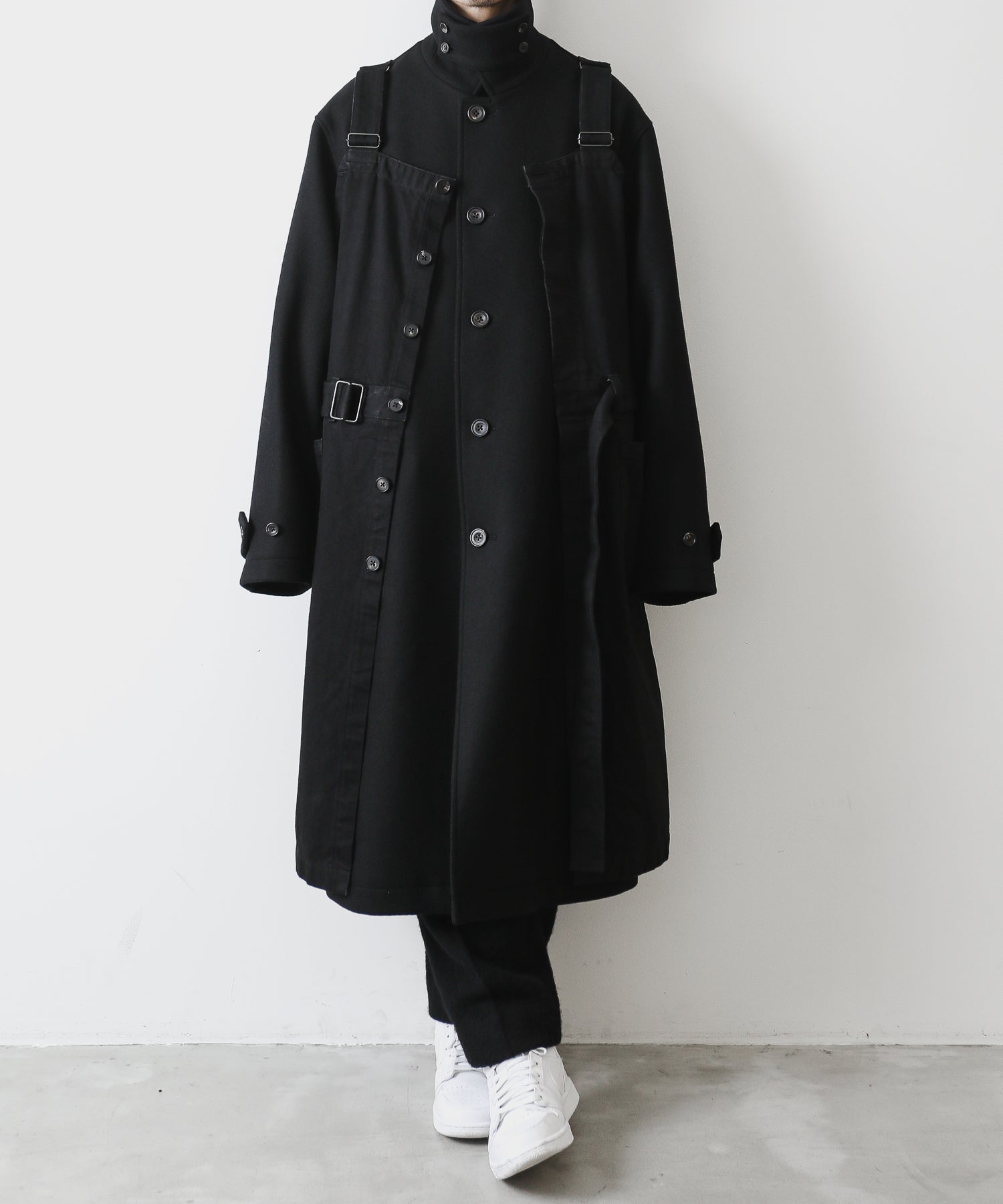 stein OVERSIZED INVESTIGATED COAT BLACK | www.innoveering.net