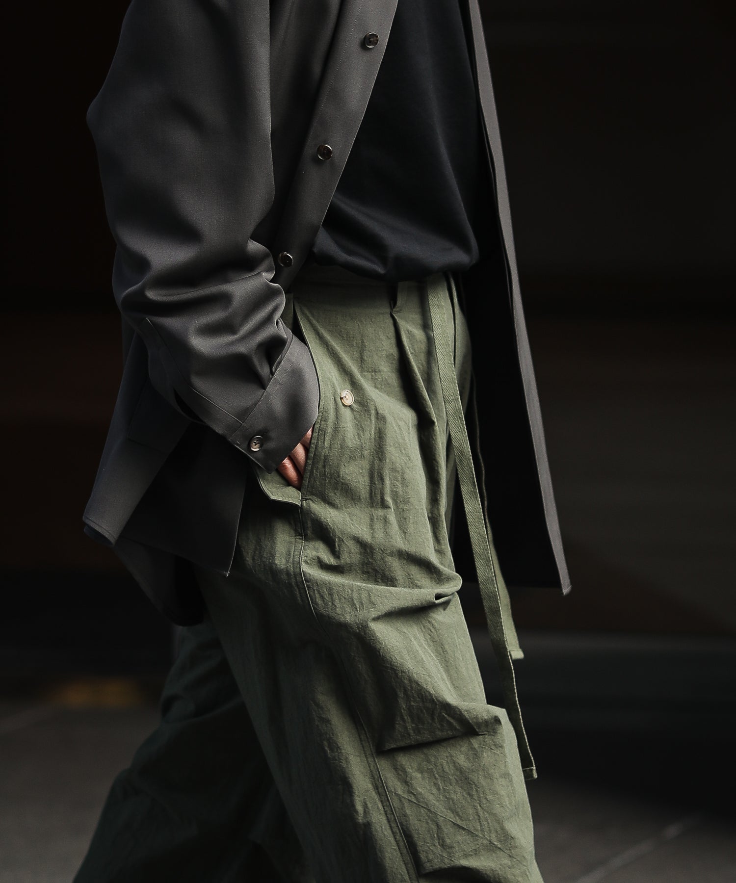 stein 22ss MILITARY OVER TROUSERS