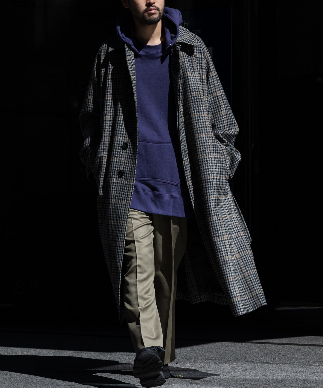 【INTÉRIM】HYPER BIG LOOP WHEEL SIDE SEAMLESS AFTER HOODED SWEAT PARKA - NASU