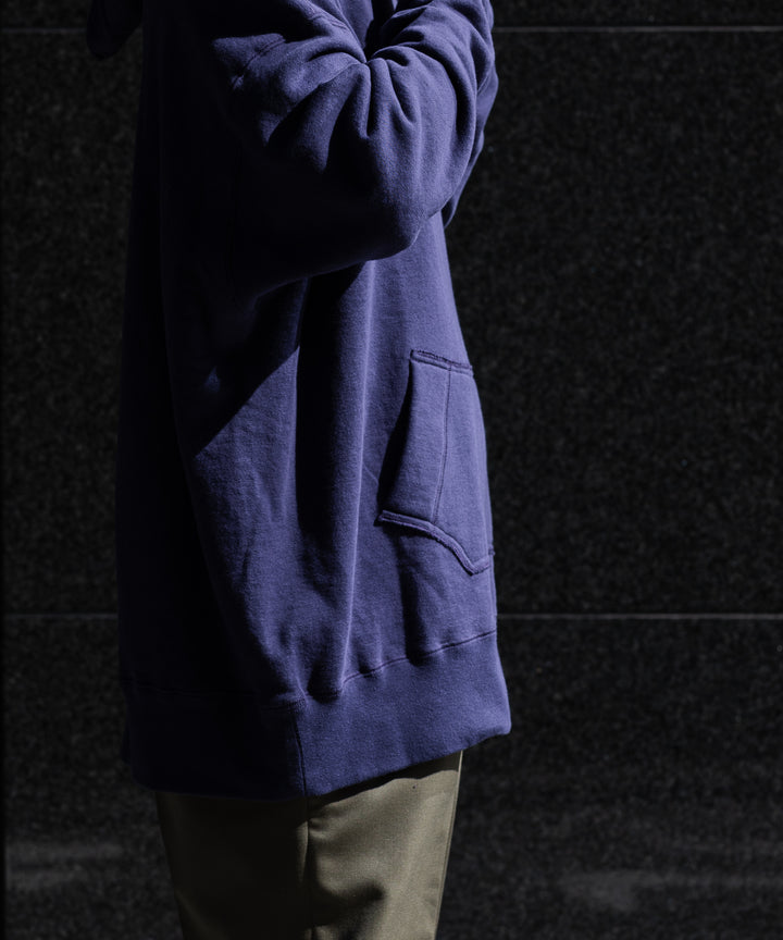 INTERIM(インテリム)の22AWコレクションのHYPER BIG LOOP WHEEL SIDE SEAMLESS AFTER HOODED SWEAT PARKAのNASU