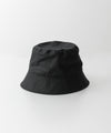 【INTÉRIM】UK OILED CLOTH BUCKET HAT -  BLACK