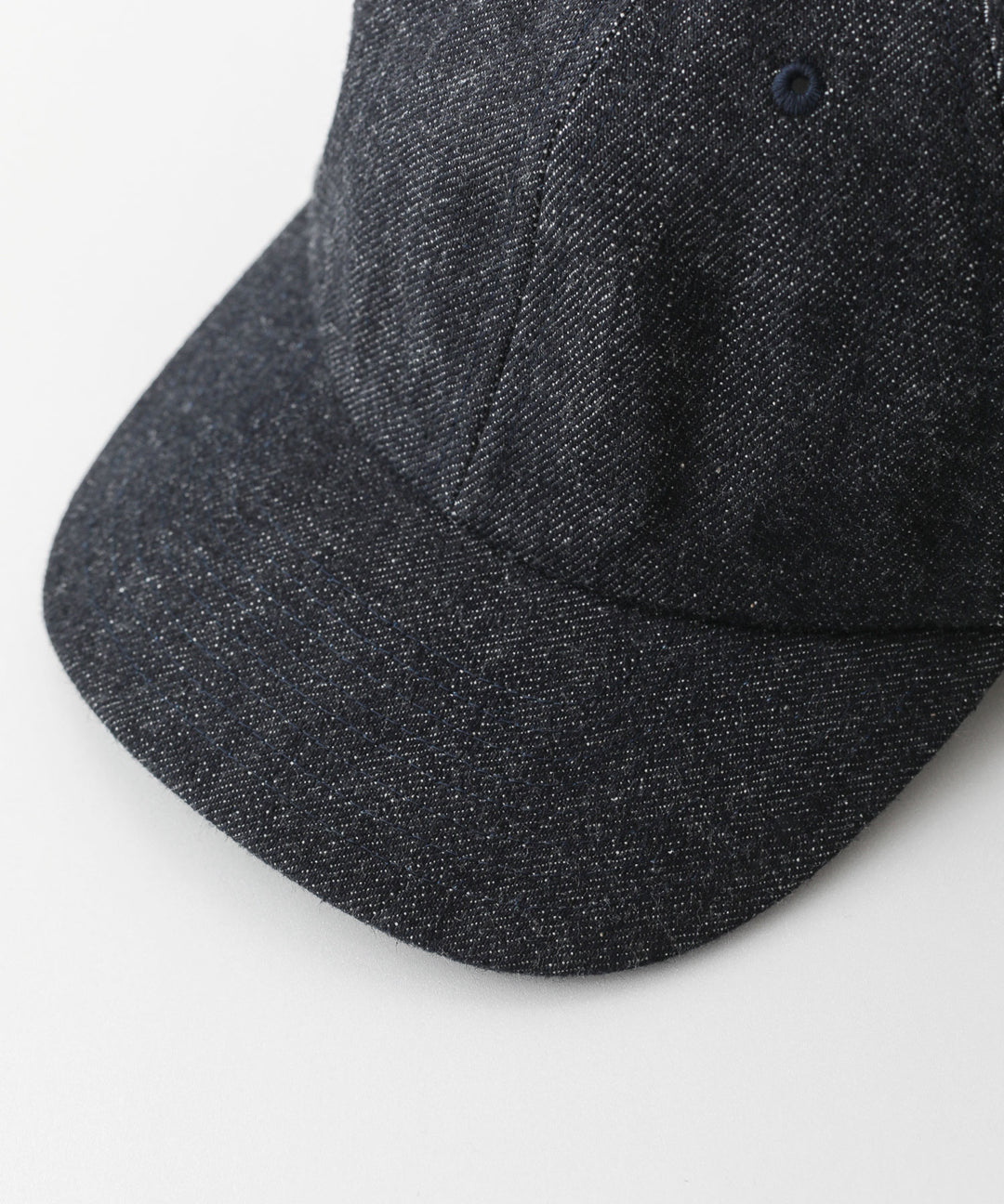 INTÉRIM(インテリム)のHEAVY SHUTTLE DENIM 6P CAP - NAVY