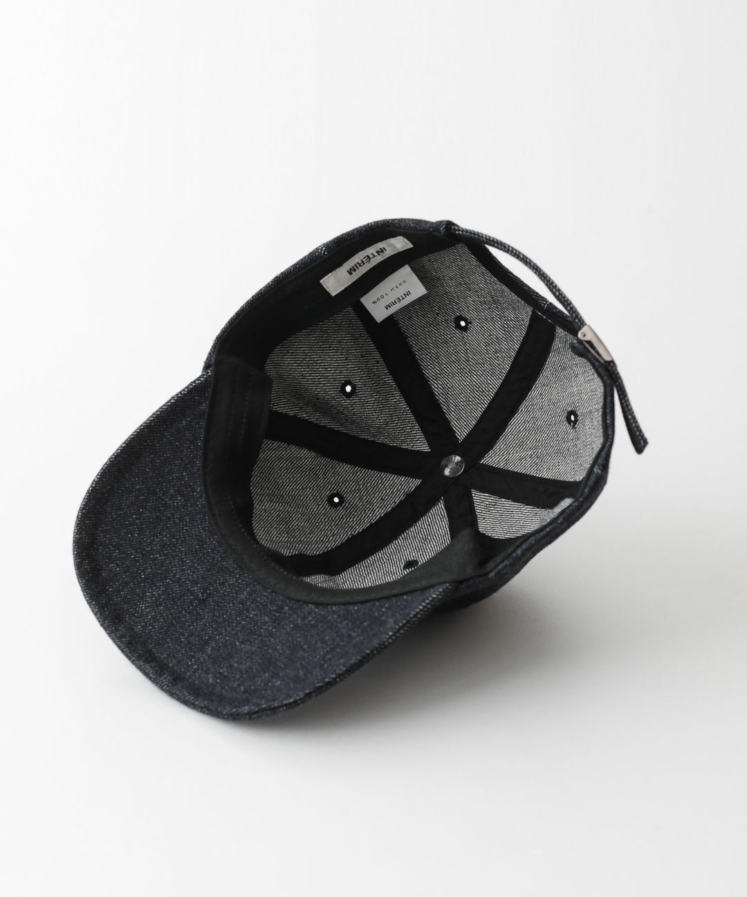 INTÉRIM(インテリム)のHEAVY SHUTTLE DENIM 6P CAP - NAVY