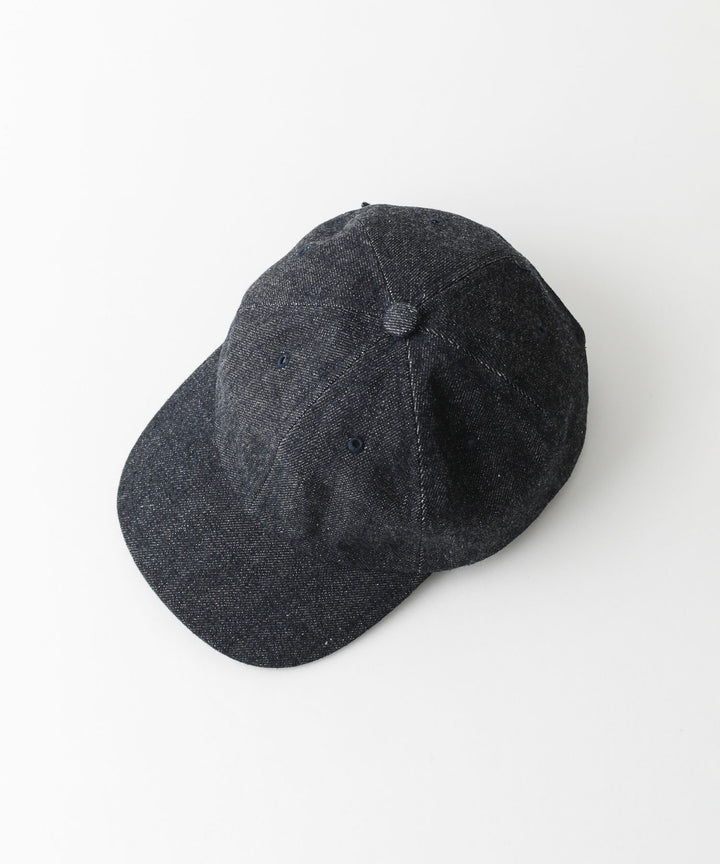 INTÉRIM(インテリム)のHEAVY SHUTTLE DENIM 6P CAP - NAVY