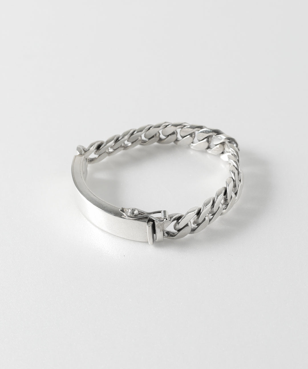 INTÉRIM(インテリム) のシルバーブレスレット TAXCO SILVER ID BRACELET - SILVER
