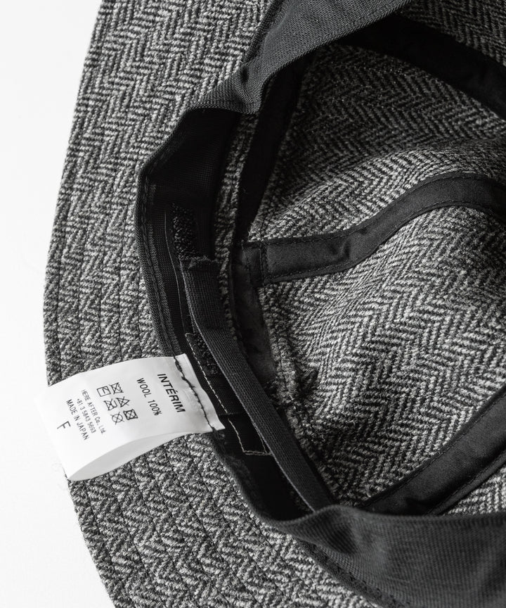 【INTÉRIM】LOVAT GRAY HERRINGBONE METRO HAT - GRAY HERRINGBONE
